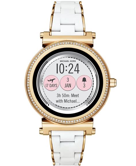 Michael Kors Access Women's Sofie White Silicone